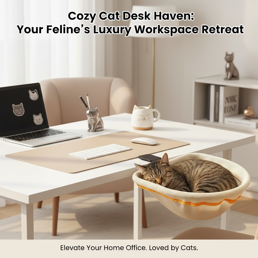Cozy Cat Desk Haven